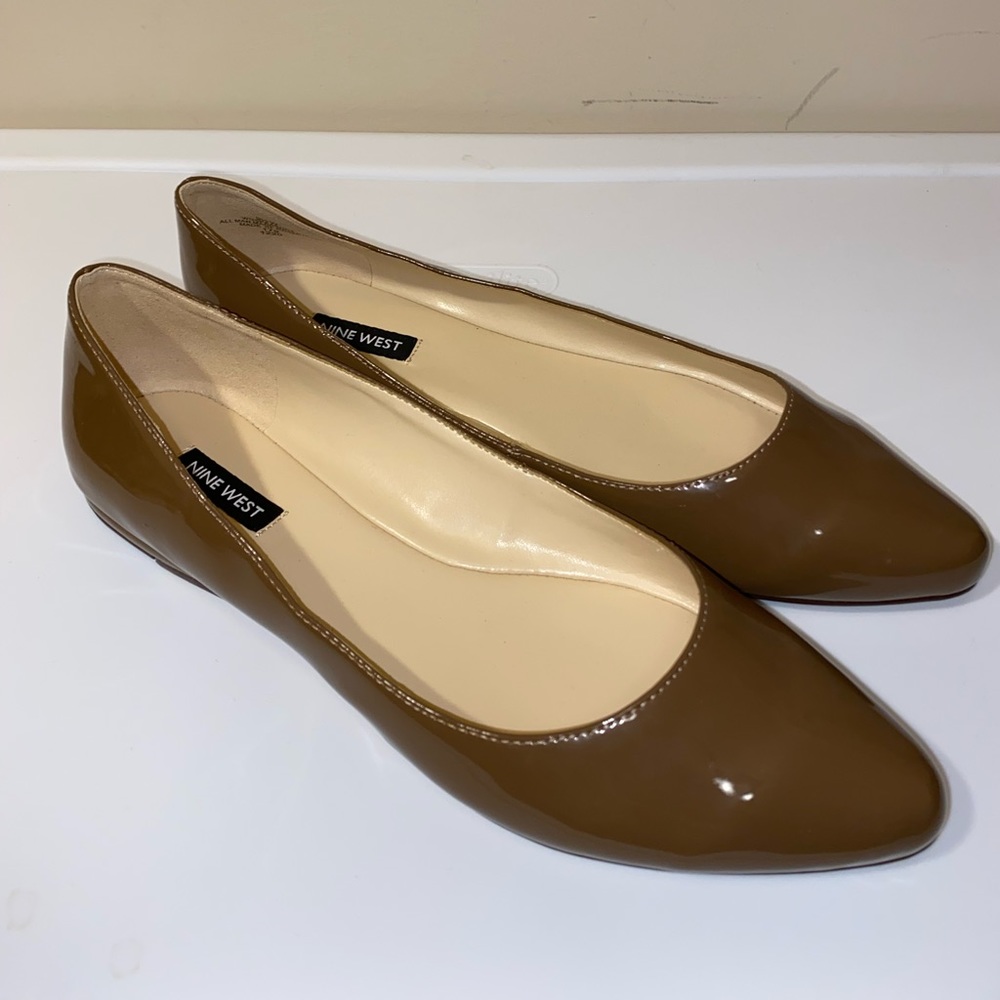 Brown Nine West Flats